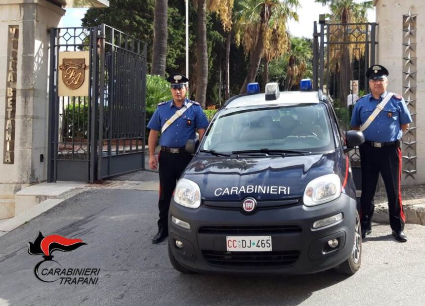 Valderice, denunciato dai carabinieri un 30enne per incendio