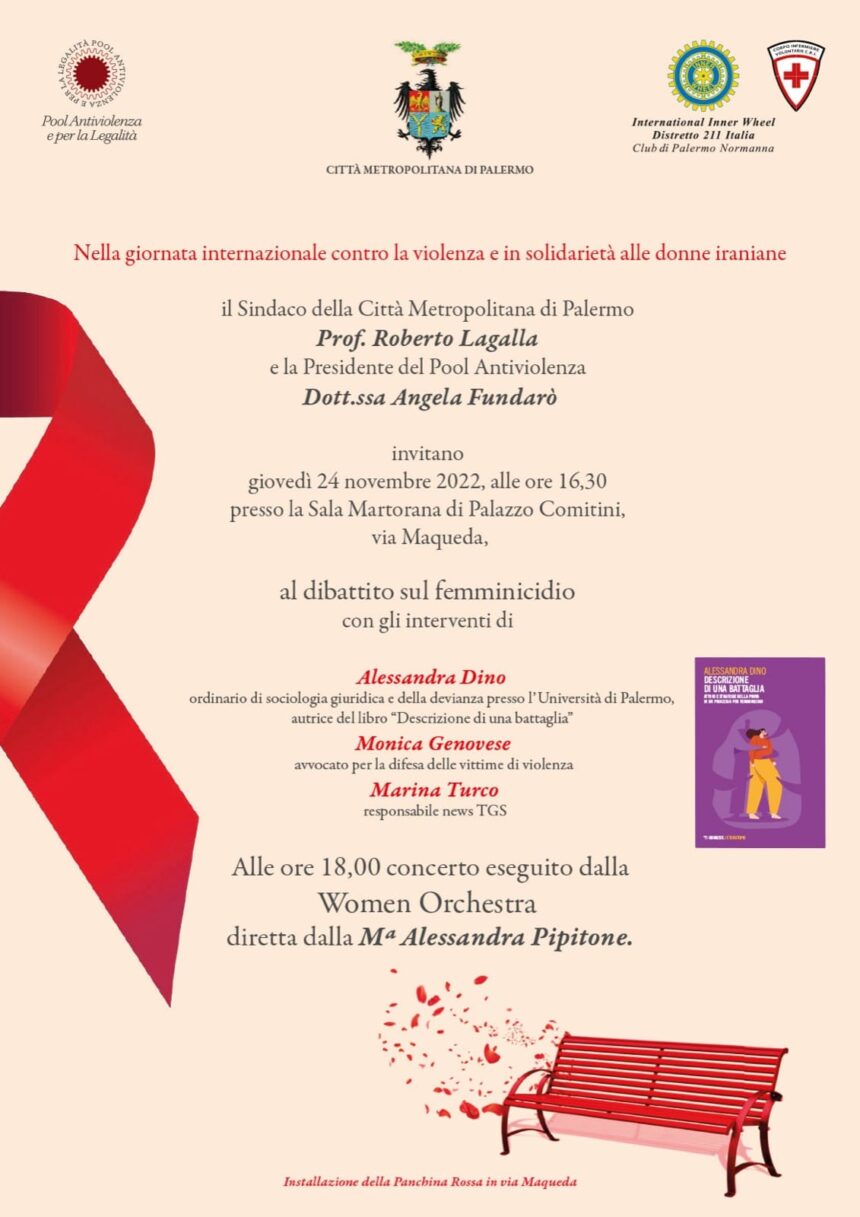 La Women Orchestra suona contro la violenza sulle donne a Palazzo Comitini