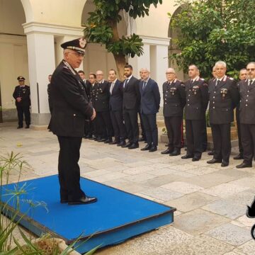 Trapani, il comandante della Legione Sicilia in visita al comando provinciale