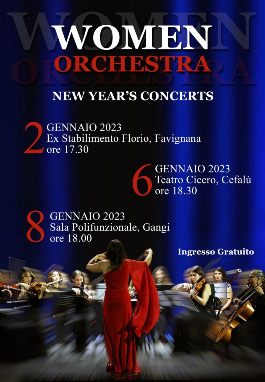 La Women Orchestra in concerto: gli appuntamenti per inaugurare il 2023