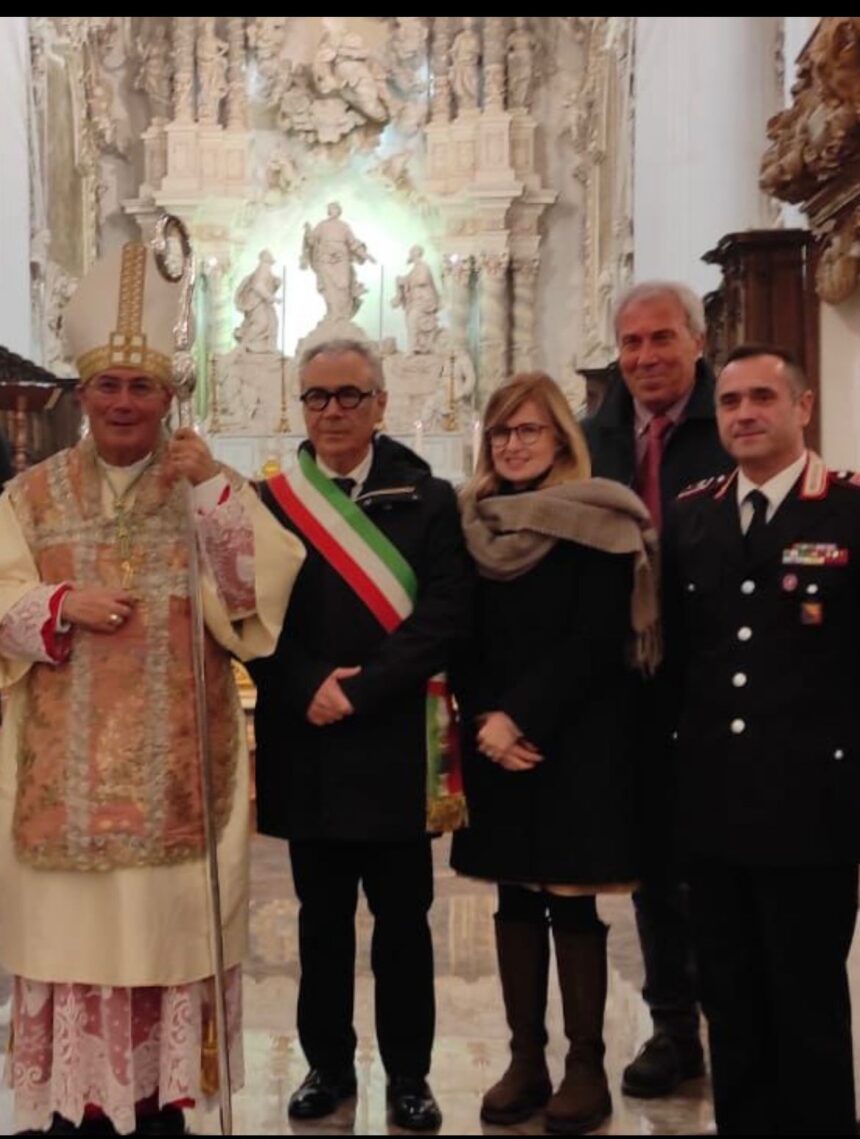 Ieri a Partanna la visita pastorale foraniale del Vescovo Giurdanella