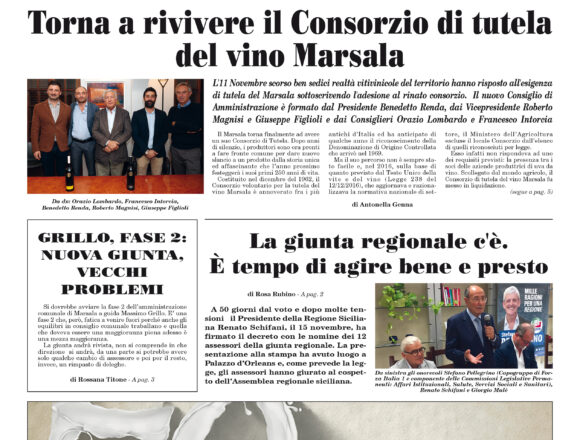 Siamo in edicola con la nuova edizione de “il Vomere” Siamo in edicola con la nuova edizione de “il Vomere”