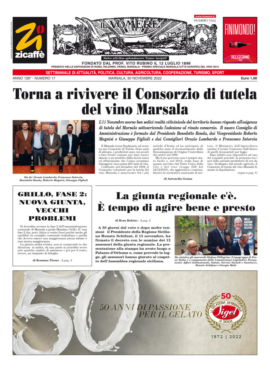 Siamo in edicola con la nuova edizione de “il Vomere”