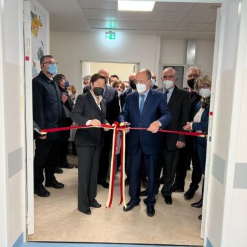 Inaugurati nuovi posti di terapia sub-intensiva all’Ospedale dei Bambini. Schifani: «Il nostro obiettivo è Polo pediatrico di Palermo»