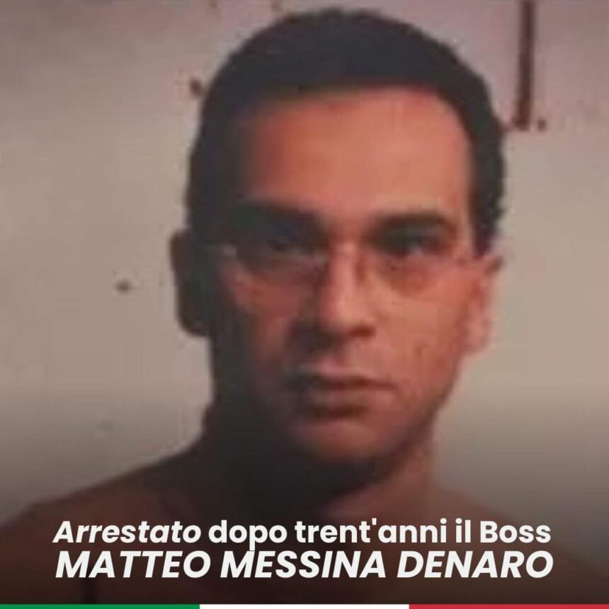 Dopo 3o anni arrestato Matteo Messina Denaro. Il Ministro Musumeci: “Vince lo Stato! Una giornata meravigliosa per l’Italia”