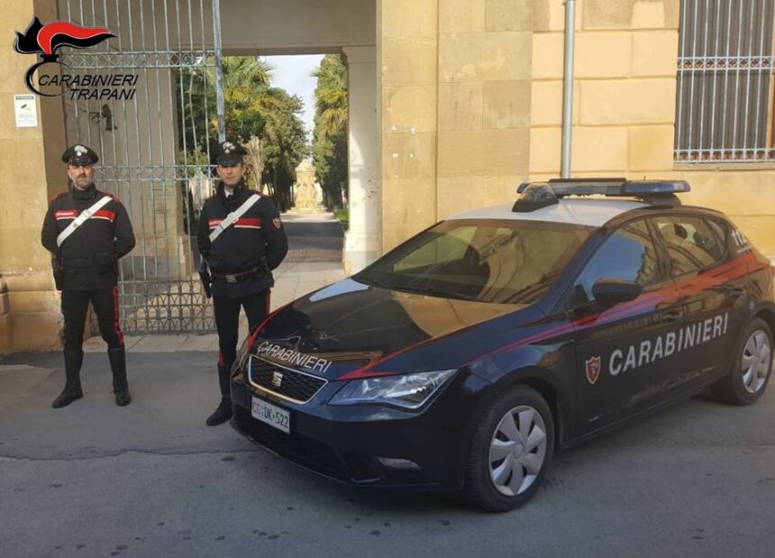 MAZARA DEL VALLO, RITROVATA DAI CARABINIERI L’AUTO DEL COMUNE RUBATA UNA SETTIMANA FA