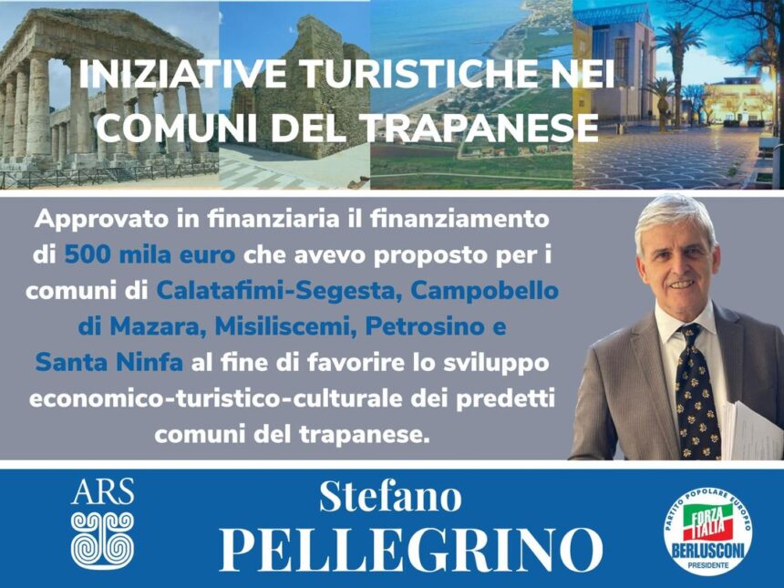 Turismo: 500 mila euro dalla Regione per iniziative nel trapanese