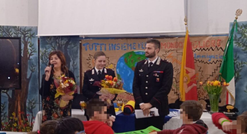 TRAPANI, I CARABINIERI INCONTRANO I RAGAZZI DELLA SCUOLA EUGENIO PERTINI