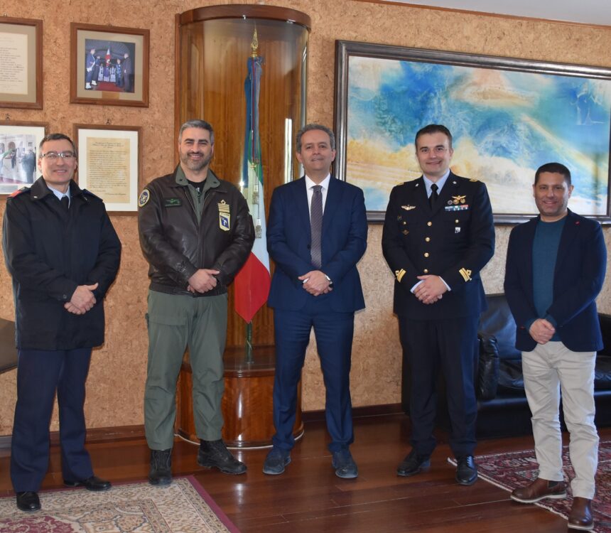IL SINDACO MASSIMO GRILLO IN VISITA ALL’82ESIMO CENTRO SAR DELL’AERONAUTICA MILITARE