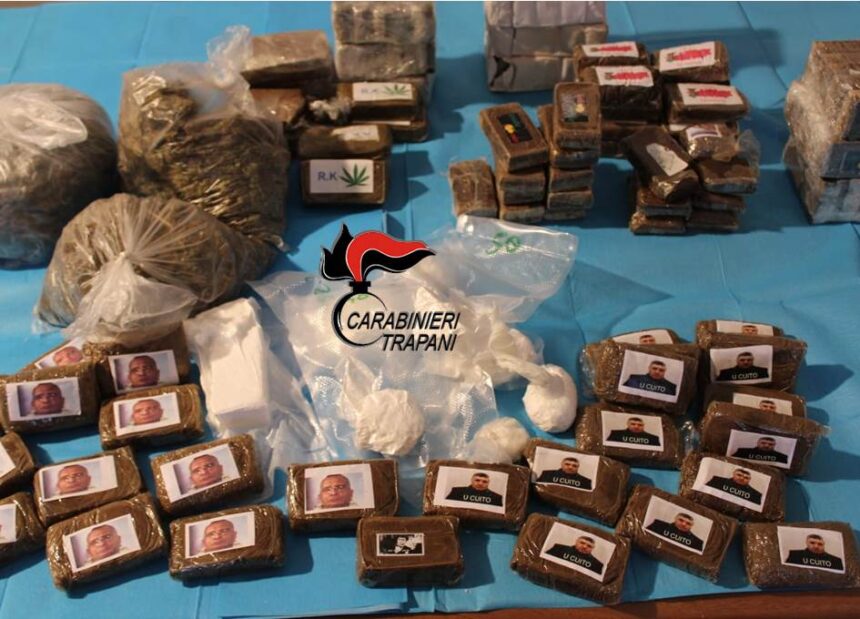 MARSALA, DROGA MARCHIATA MESSINA DENARO E RIINA ARRESTATO 28ENNE MARSALESE