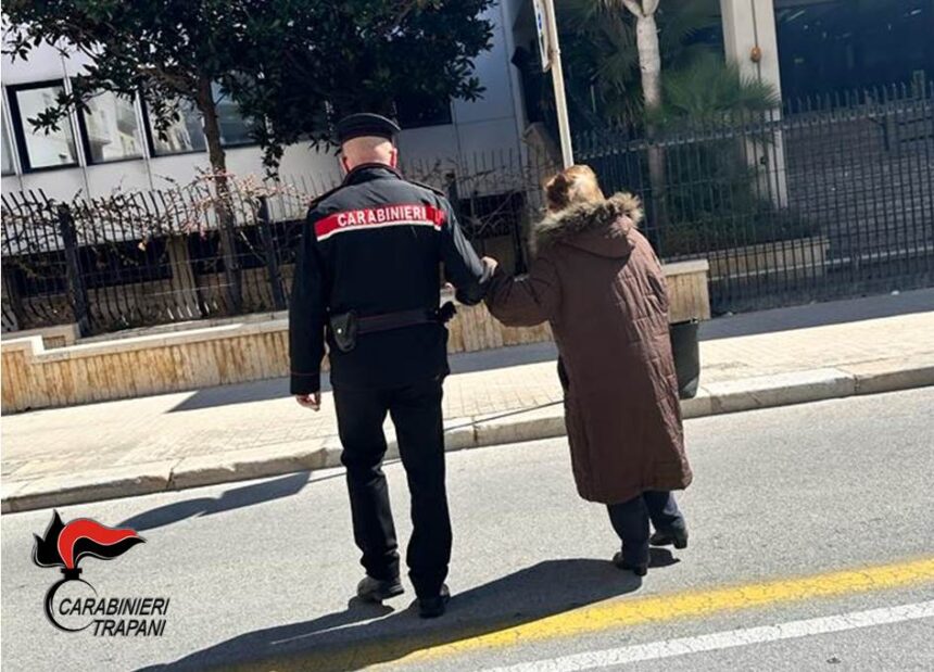 CASTELVETRANO, ANZIANA E MALATA DI ALZHEIMER SI ALLONTANA DA CASA. RINTRACCIATA DAI CARABINIERI