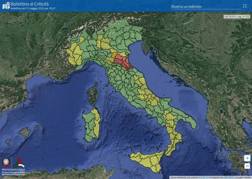 Meteo domani lunedì 22 maggio