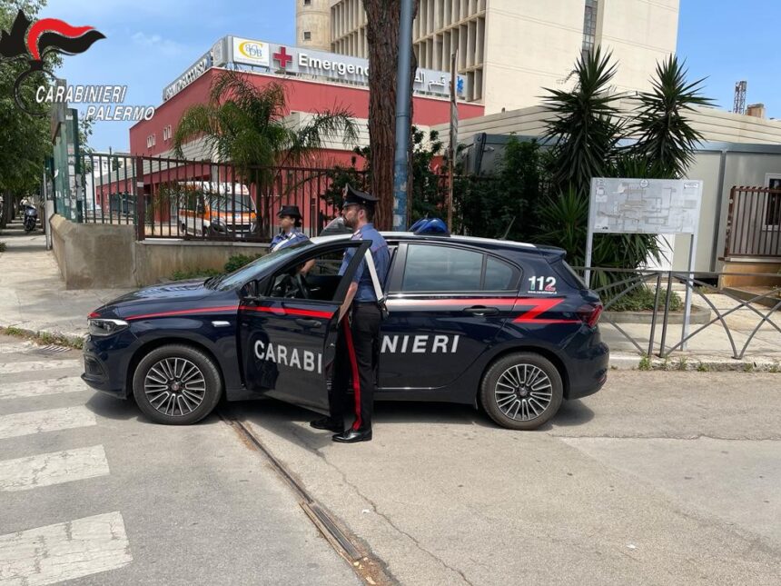 Ospedale Civico: una donna picchia il personale del pronto soccorso. Arrestata dai carabinieri