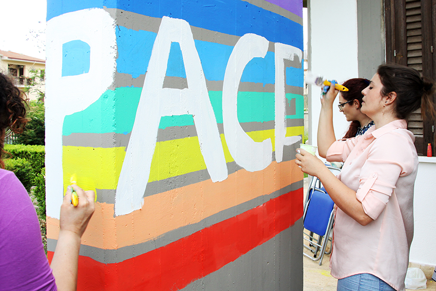 Badia Grande, Murales della pace a Vita: l’incontro tra diversità e solidarietà