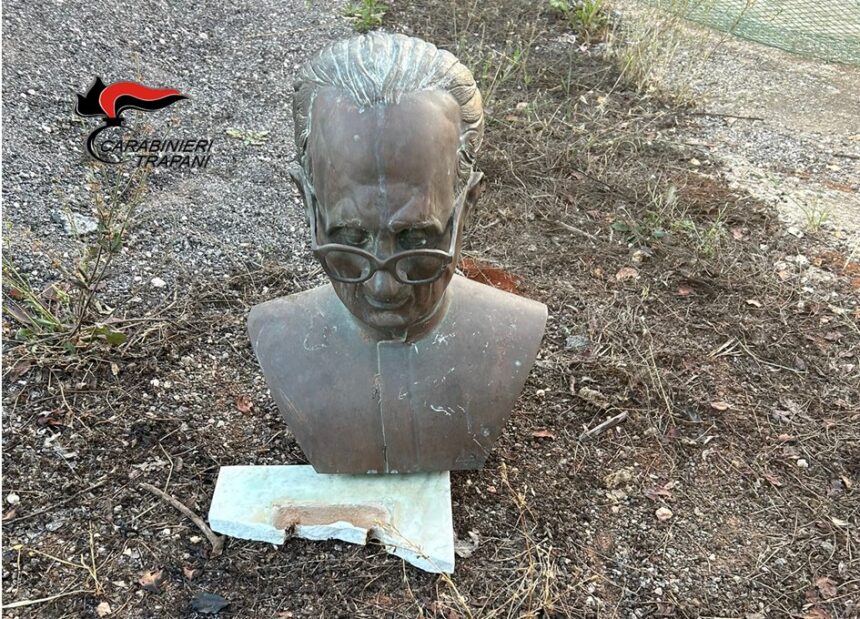 MAZARA DEL VALLO: RITROVATO DAI CARABINBIERI IL BUSTO DI DON D’OCA