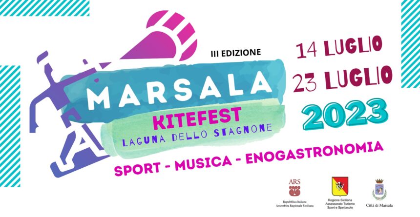 MARSALA KITEFEST 2023. DA VENERDI’ PROSSIMO E FINO AL 23 LUGLIO NELLA LAGUNA DELLO STAGNONE