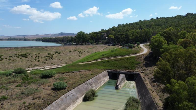 Castelvetrano, lavori sul fiume Delia. Schifani: «Più sicurezza e maggiore approvvigionamento idrico»