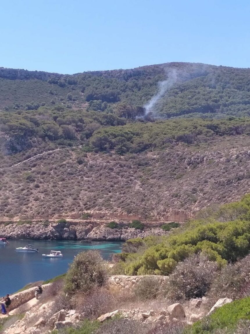 Incendio nei pressi della pineta di Levanzo. Forgione: “Il coordinamento tra Istituzioni e cittadini ha consentito di salvare uno dei luoghi più belli del nostro arcipelago”