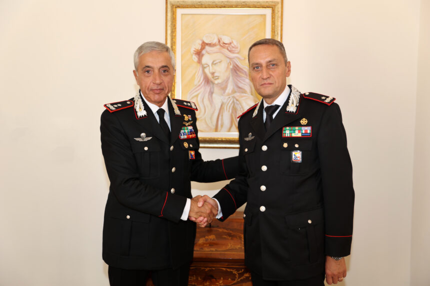 L COMANDANTE DELLA LEGIONE CARABINIERI “SICILIA“. VISITA IL COMANDO PROVINCIALE DI PALERMO