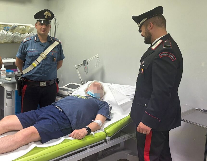 60enne colto da malore soccorso dai carabinieri