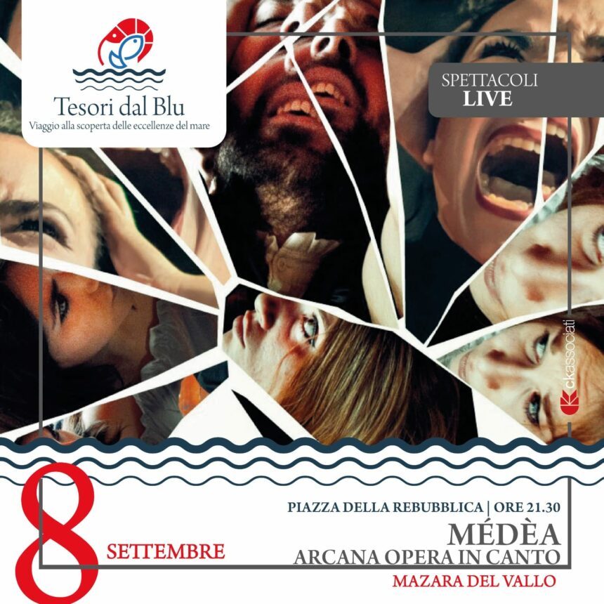 “Médèa, arcana opera in canto” a Mazara del Vallo l’8 settembre in piazza della Repubblica