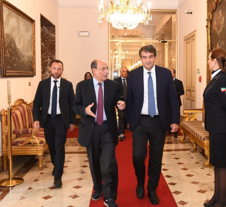 Fondi Ue, Schifani riceve Fitto a Palazzo d’Orleans: «Al lavoro per spendere tutte le risorse»