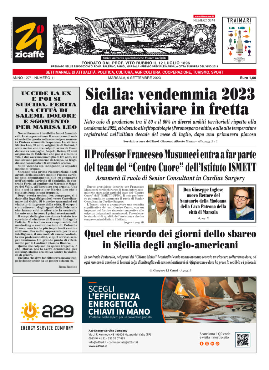 Siamo in edicola con la nuova edizione del Vomere