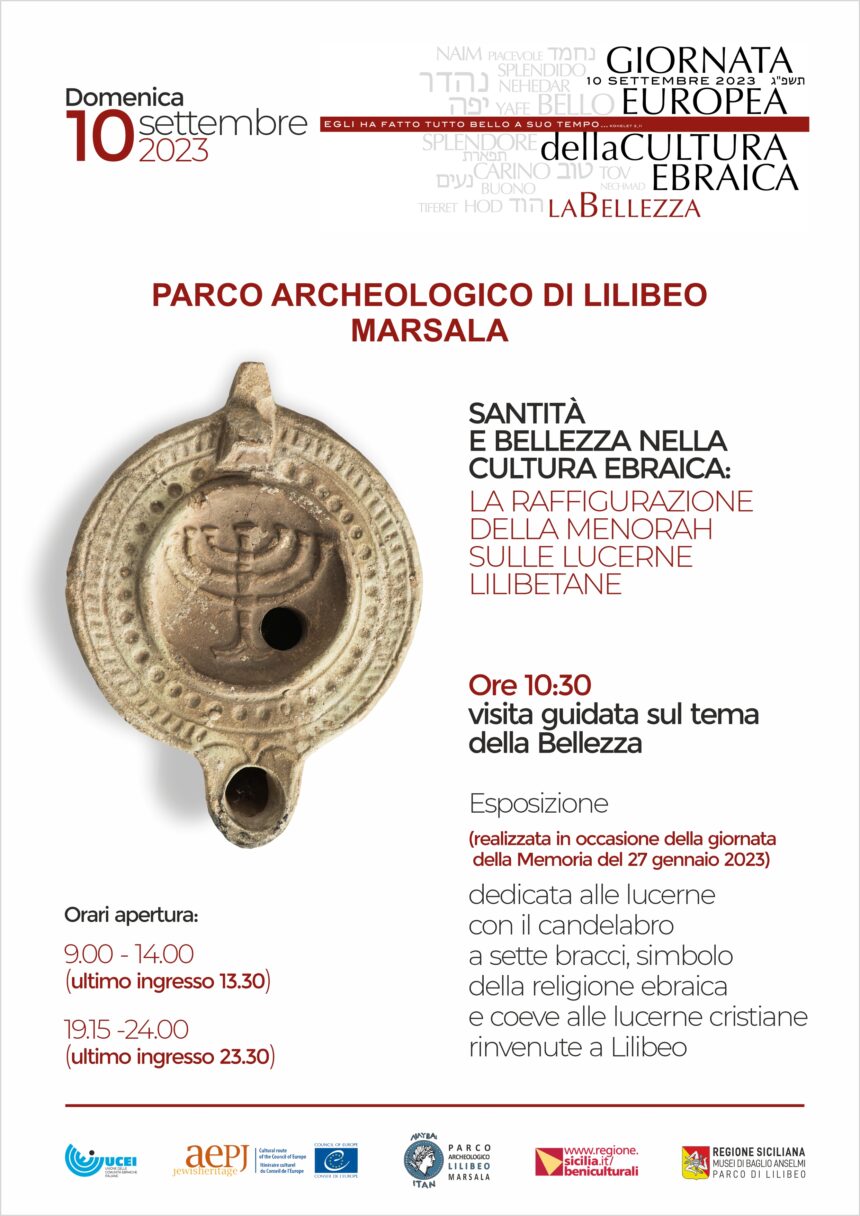 10 settembre 2023 GIORNATA EUROPEA DELLA CULTURA EBRAICA
