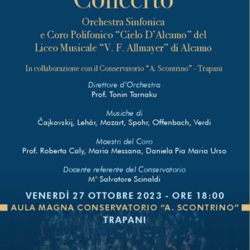 Concerto dell’orchestra sinfonica e del coro polifonico del liceo musicale “AllMayer” di Alcamo