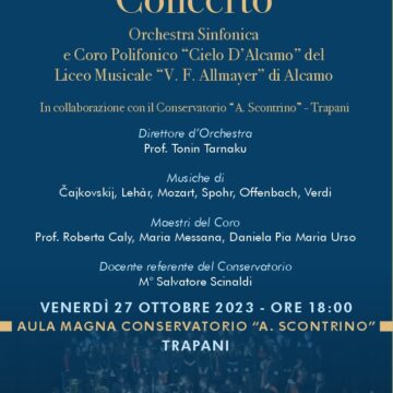 Concerto dell’orchestra sinfonica e del coro polifonico del liceo musicale “AllMayer” di Alcamo