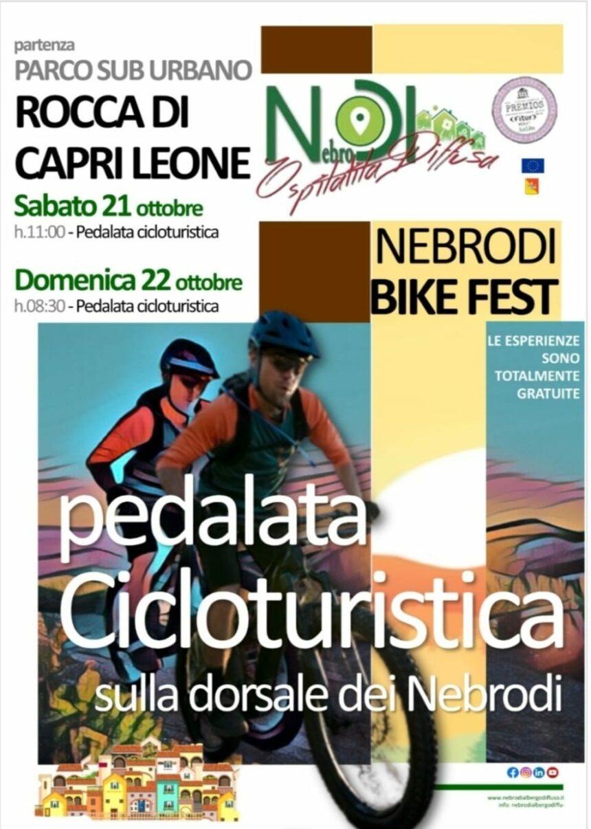 Ospitalità Diffusa, al via il Nebrodi Bike Fest dal 21 al 22 ottobre