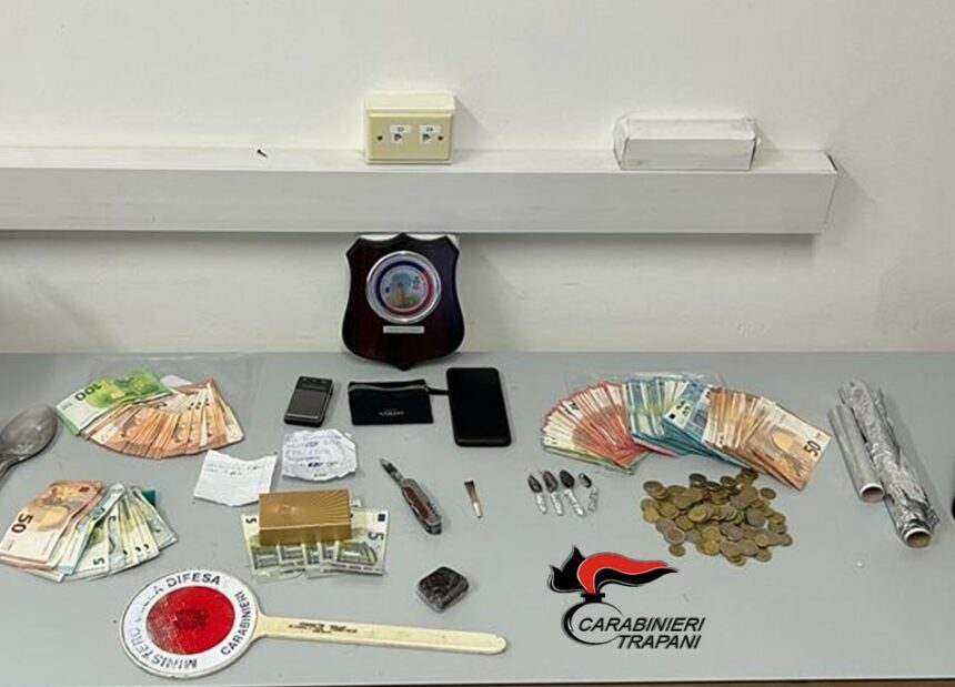 Trapani: spaccio di droga. Nei guai coppia di coniugi di Paceco
