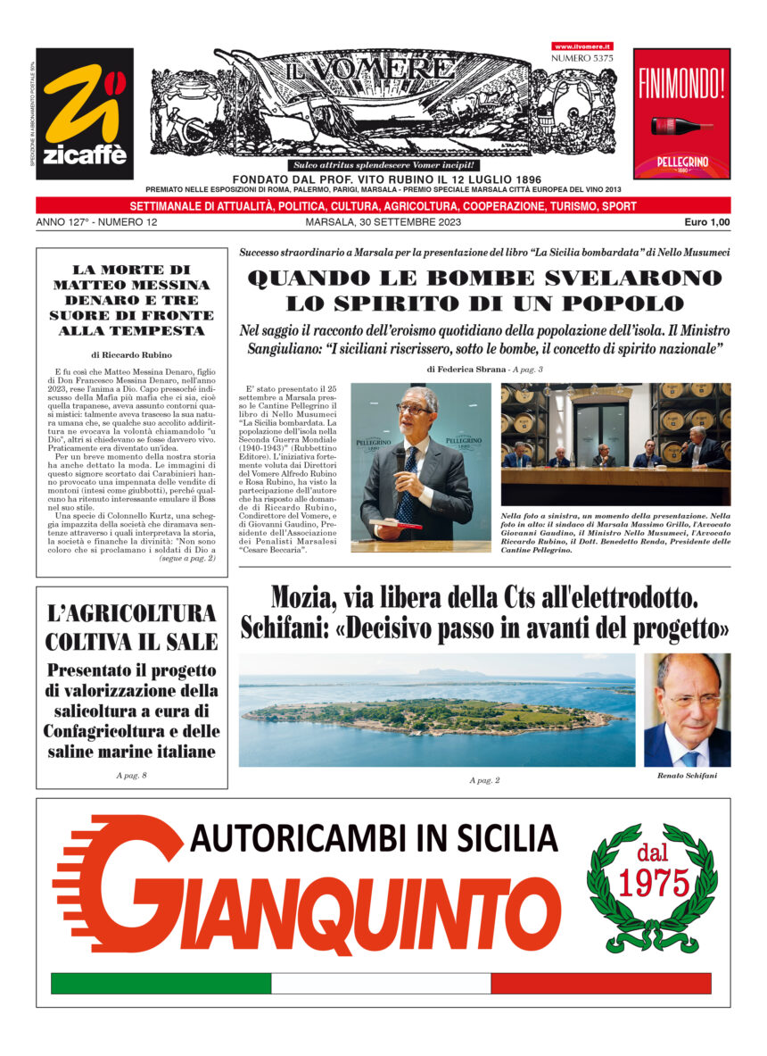 Siamo in edicola con la nuova edizione del Vomere