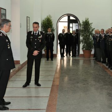 IL GENERALE DI CORPO D’ARMATA GIOVANNI TRUGLIO, VISITA IL COMANDO PROVINCIALE DI PALERMO