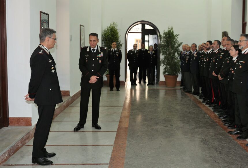 IL GENERALE DI CORPO D’ARMATA GIOVANNI TRUGLIO, VISITA IL COMANDO PROVINCIALE DI PALERMO