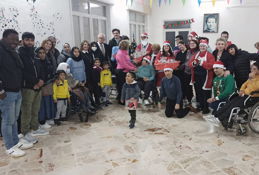 Gli afghani della cooperativa Badia Grande condividono l’atmosfera di un Natale inclusivo con l’Anfass, il Rotary e il Rotaract