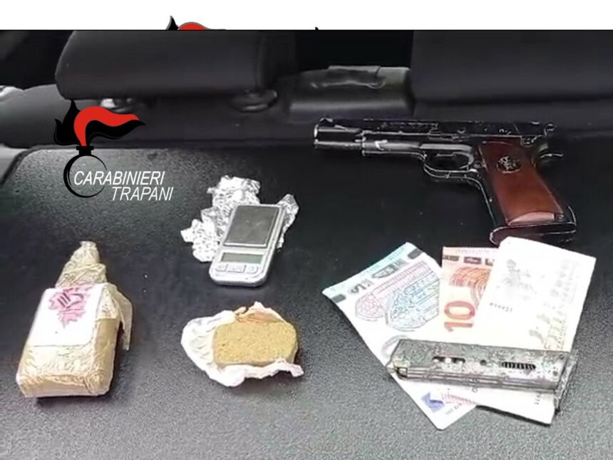 Salemi: armi, munizioni e droga in comunità. Arrestato un ospite del centro