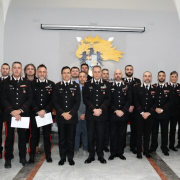 PALERMO, OPERAZIONI CONCLUSE CON SUCCESSO. PREMIATI I CARABINIERI CHE SI SONO DISTINTI IN OPERAZIONI DI SERVIZIO