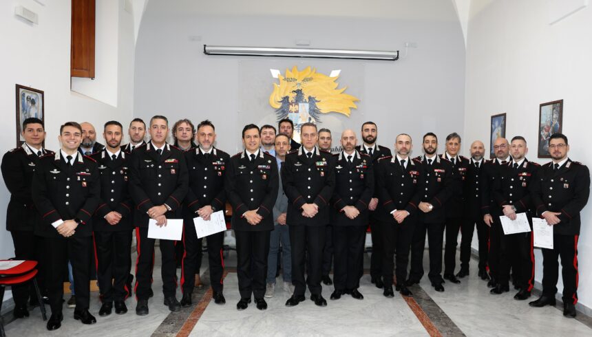 PALERMO, OPERAZIONI CONCLUSE CON SUCCESSO. PREMIATI I CARABINIERI CHE SI SONO DISTINTI IN OPERAZIONI DI SERVIZIO