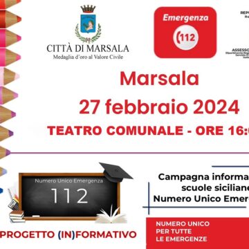 Domani a Marsala la presentazione del numero unico per le emergenze 112