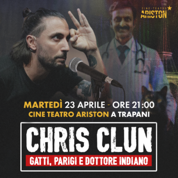 Chris Clun in “Gatti, Parigi e dottore indiano”