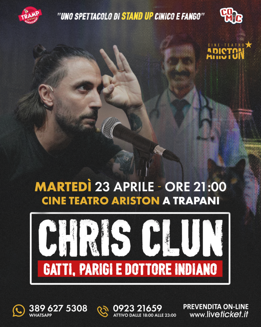 Chris Clun in “Gatti, Parigi e dottore indiano”
