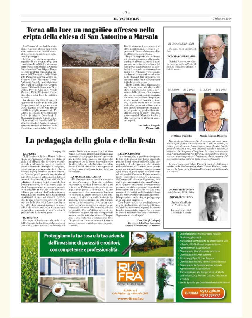 Sul Vomere in edicola