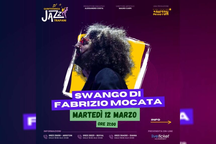 Altro appuntamento con il jazz. A Trapani “Swango” di Fabrizio Mocata