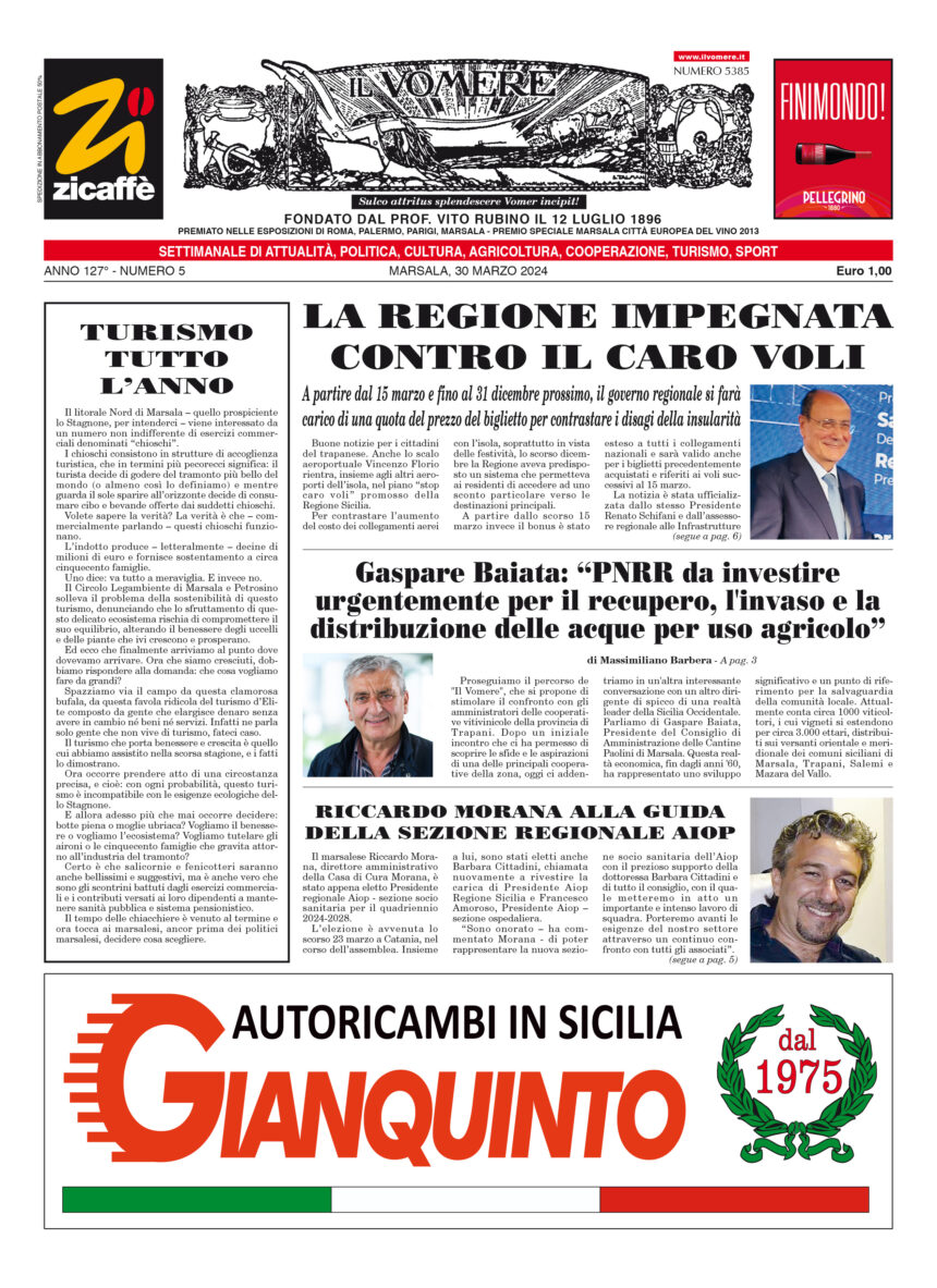 Siamo in edicola con il nuovo numero del Vomere
