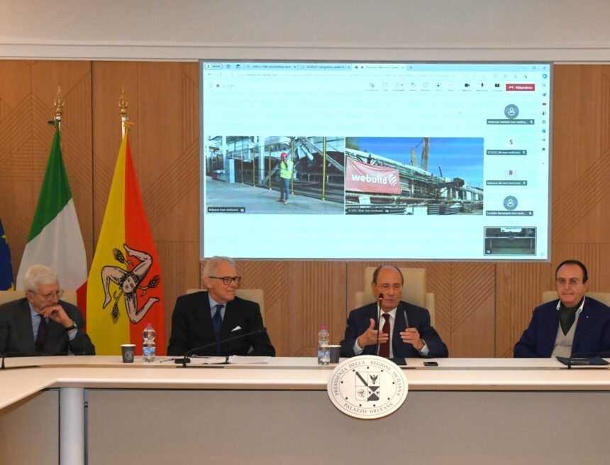 Infrastrutture ferroviarie, Regione e Webuild: «In Sicilia investimenti strategici per rivoluzionare i trasporti»