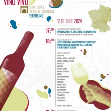 “Vino Vivo –  Resistenza e Orgoglio Contadino” che il Comune a Petrosino  il 12 e 13 ottobre 